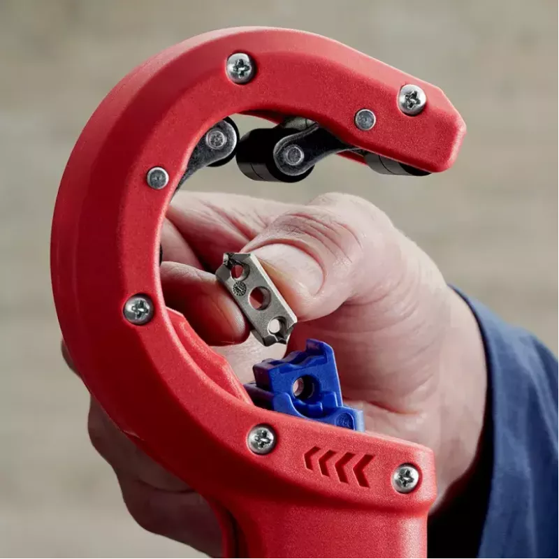 Knipex DP50 90 23 01 BK cortatubos, rojo/azul