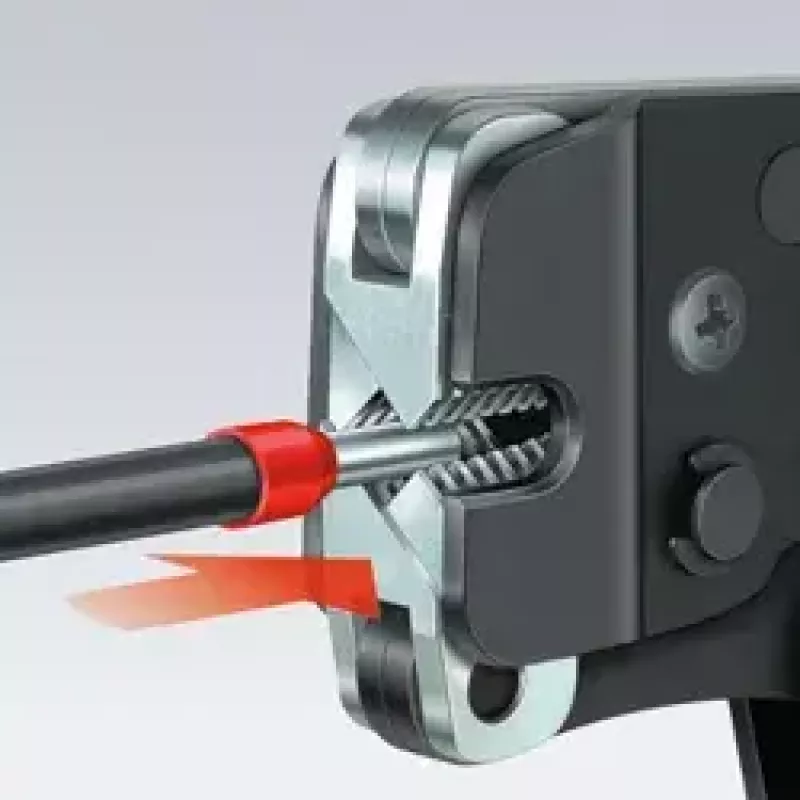 Knipex 97 53 09 alicate de crimpar para punteras de cable, 0,08–16 mm²