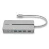 Estación de acoplamiento mini USB-C Lindy DST-Mx Duo para portátil/MacBook con doble pantalla (4K) y carga pass-through de 100 W