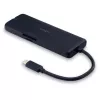 Estación de acoplamiento mini USB-C para portátil Lindy DST-Mini con soporte 4K y carga pass-through de 100W