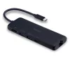 Estación de acoplamiento mini USB-C para portátil Lindy DST-Mini con soporte 4K y carga pass-through de 100W