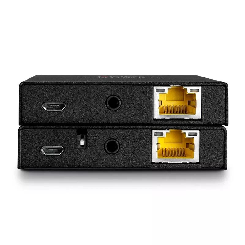 Extensor HDMI 4K60 y IR Cat.6 Lindy 50m con PoC y Loop Out