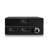 Extensor HDMI 4K60 y IR Cat.6 Lindy 50m con PoC y Loop Out