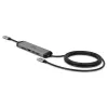 Estación de acoplamiento micro USB-C para portátil Lindy DST-Micro 140 con soporte 4K y cable de carga de 1,4 m 60W