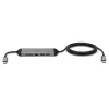 Estación de acoplamiento micro USB-C para portátil Lindy DST-Micro 140 con soporte 4K y cable de carga de 1,4 m 60W