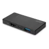 Estación de acoplamiento micro USB-C para portátil Lindy DST-Micro con soporte 4K y carga pass-through de 100W