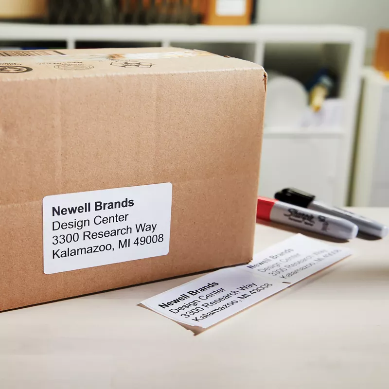 Etiquetas multiuso DYMO Authentic LabelWriter 32 mm x 57 mm 6 rollos con 1.000 etiquetas fácilmente despegables (6.000 unidades) Autoadhesivas para impresoras de etiquetas LabelWriter