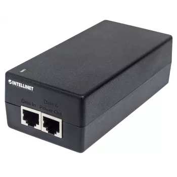 Intellinet Inyector Gigabit Ultra PoE+, 1 puerto de 60 W, conforme a IEEE 802.3bt e IEEE 802.3at/af, carcasa de plástico