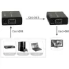 Emisor y receptor AV TECHLY IDATA EXT-E70 — extensión HDMI por cable Cat6/6a/7, Full HD 1920x1080, 60 m, 10,2 Gbit/s, HDCP, negro