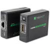Emisor y receptor AV TECHLY IDATA EXT-E70 — extensión HDMI por cable Cat6/6a/7, Full HD 1920x1080, 60 m, 10,2 Gbit/s, HDCP, negro