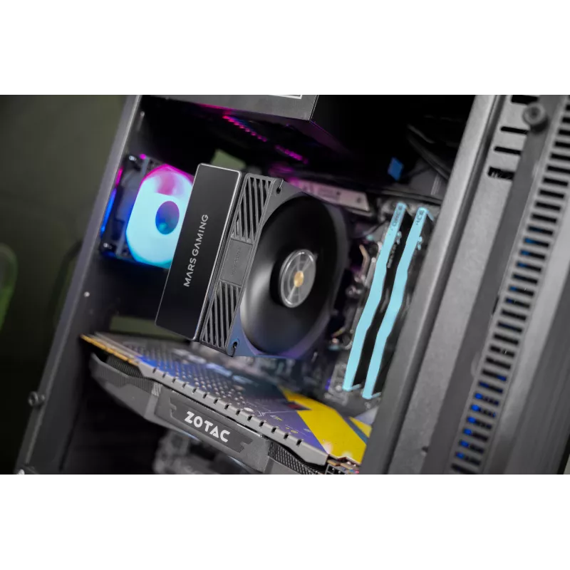 Mars Gaming MCPU-X4 Disipador de CPU por aire 12 cm negro 1 ud.