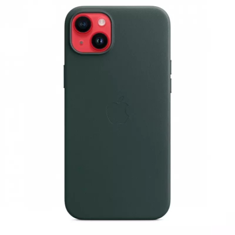 Apple Funda de piel con MagSafe iPhone 14 Plus Forest verde