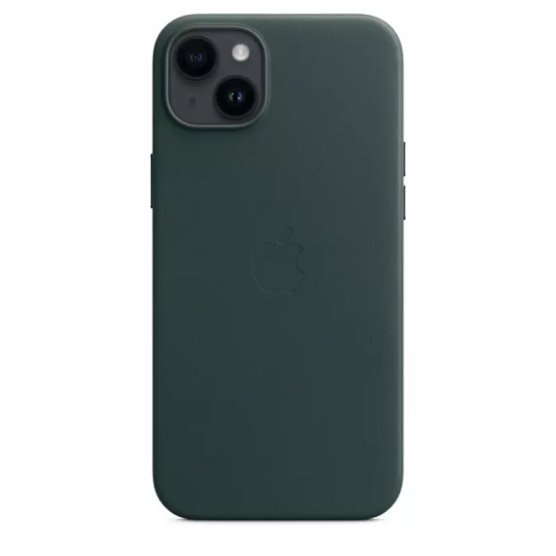 Apple Funda de piel con MagSafe iPhone 14 Plus Forest verde