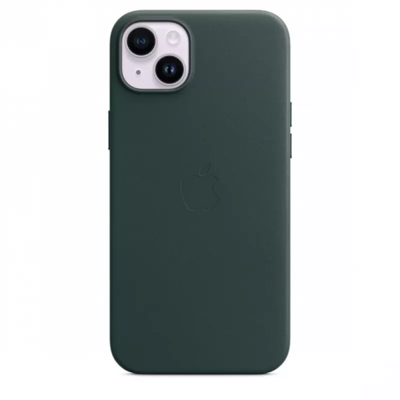 Apple Funda de piel con MagSafe iPhone 14 Plus Forest verde