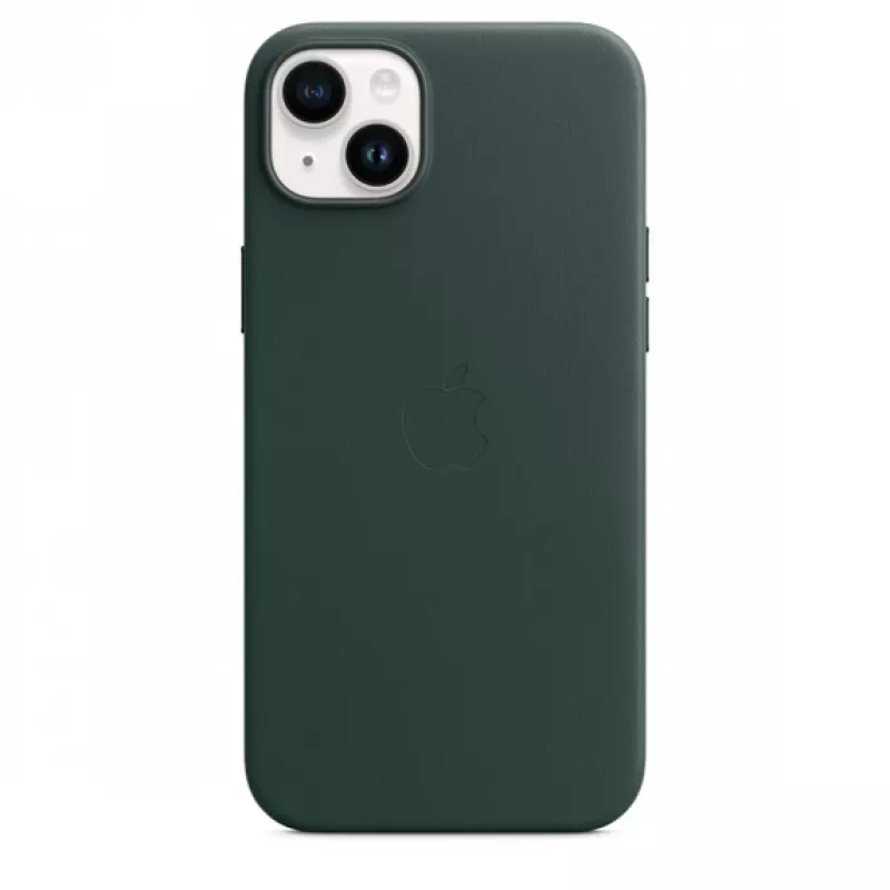 Apple Funda de piel con MagSafe iPhone 14 Plus Forest verde