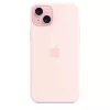 Apple Funda de silicona con MagSafe para iPhone 15 Plus Rosa claro