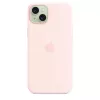 Apple Funda de silicona con MagSafe para iPhone 15 Plus Rosa claro