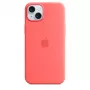 Apple Funda de silicona con MagSafe para iPhone 15 Plus Guayaba