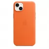 Apple Funda de piel con MagSafe para iPhone 14 Plus Naranja