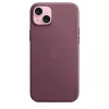 Apple Funda FineWoven con MagSafe para iPhone 15 Plus Morera