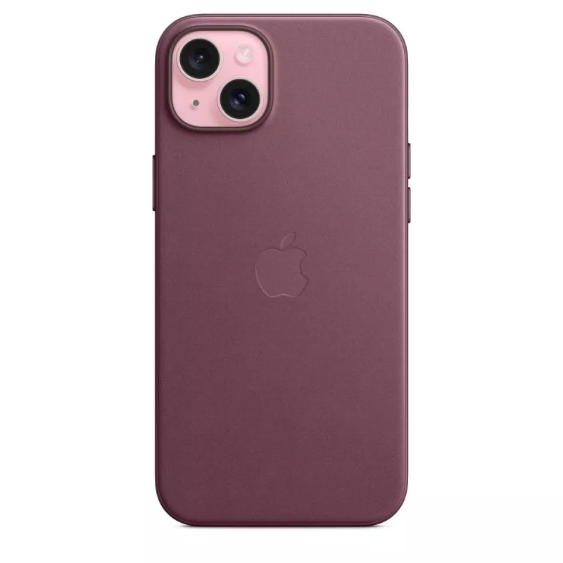 Apple Funda FineWoven con MagSafe para iPhone 15 Plus Morera
