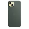 Apple Funda FineWoven con MagSafe para iPhone 15 Plus Evergreen