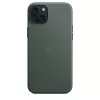 Apple Funda FineWoven con MagSafe para iPhone 15 Plus Evergreen