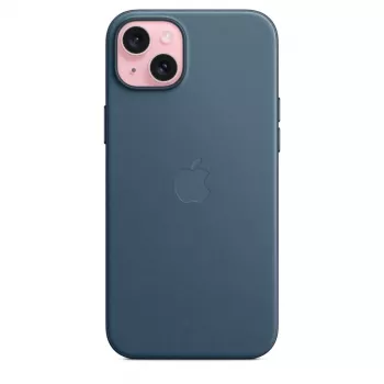 Apple Funda FineWoven con MagSafe para iPhone 15 Plus Azul Pacífico