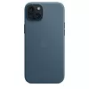Apple Funda FineWoven con MagSafe para iPhone 15 Plus Azul Pacífico