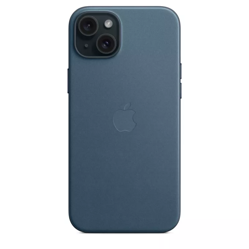 Apple Funda FineWoven con MagSafe para iPhone 15 Plus Azul Pacífico