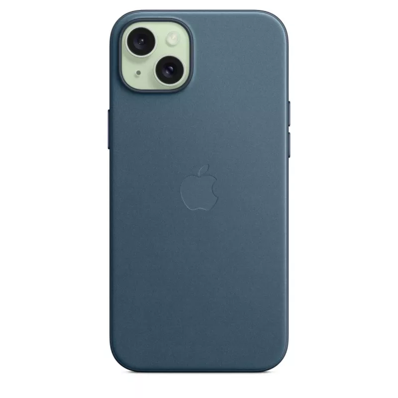 Apple Funda FineWoven con MagSafe para iPhone 15 Plus Azul Pacífico