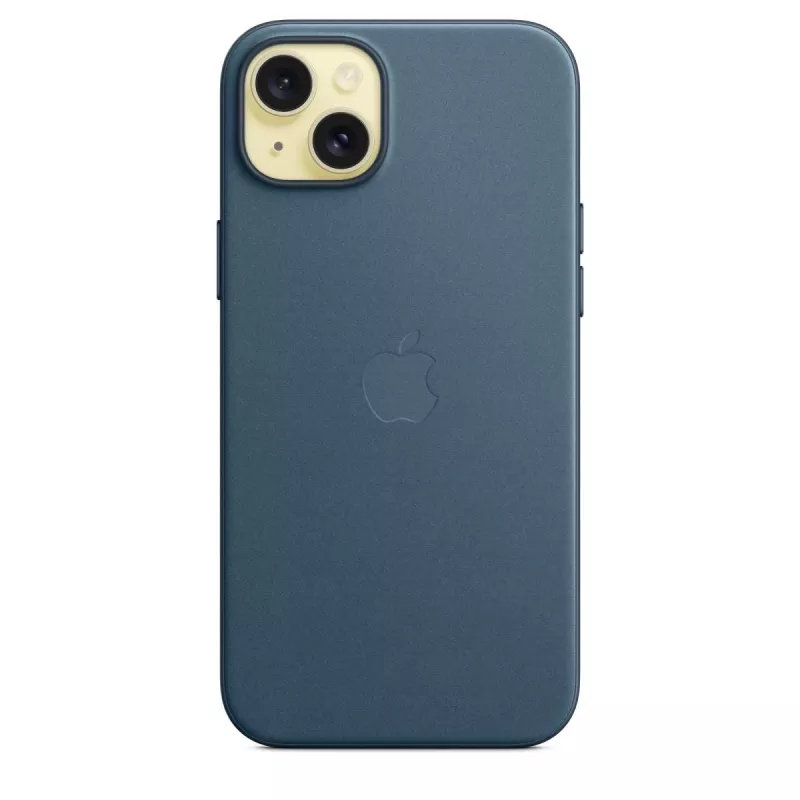 Apple Funda FineWoven con MagSafe para iPhone 15 Plus Azul Pacífico