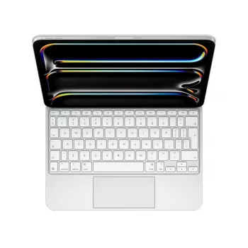 APPLE Magic Keyboard para iPad Pro 11 pulgadas (m5) - Inglés internacional - Blanco