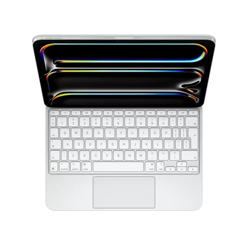 APPLE Magic Keyboard para iPad Pro 11 pulgadas (m5) - Inglés internacional - Blanco