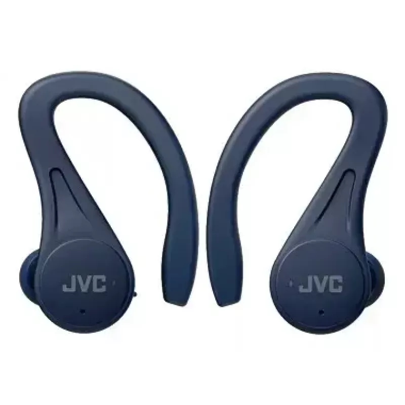 JVC HA-EC25T-A-U auriculares deportivos True Wireless intrauditivos, IPX5, batería de 7 h, azules