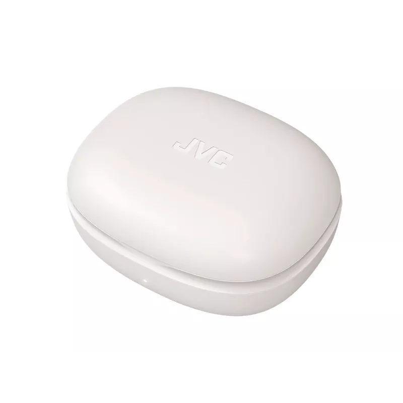 JVC HA-EC25T-W-U auriculares deportivos True Wireless intrauditivos con micrófono, Bluetooth, con gancho para la oreja, llamadas/música, blancos