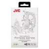 JVC HA-EC25T-W-U auriculares deportivos True Wireless intrauditivos con micrófono, Bluetooth, con gancho para la oreja, llamadas/música, blancos
