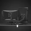 GEMBIRD Brazo doble ajustable para monitor de escritorio 17-32 pulgadas, Negro