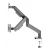 GEMBIRD Brazo doble ajustable para monitor de escritorio 17-32 pulgadas, Negro