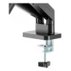 GEMBIRD Brazo doble ajustable para monitor de escritorio 17-32 pulgadas, Negro