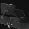 GEMBIRD Brazo doble ajustable para monitor de escritorio 17-32 pulgadas, Negro