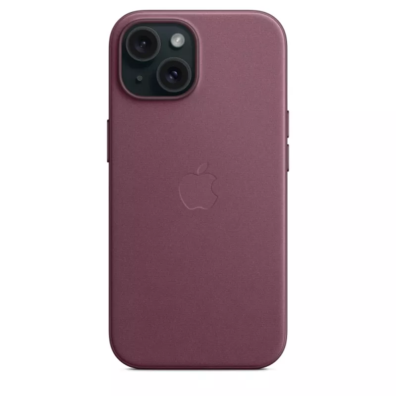 APPLE Funda FineWoven con MagSafe iPhone 15 Mulberry