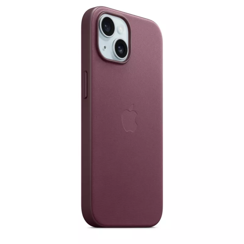 APPLE Funda FineWoven con MagSafe iPhone 15 Mulberry