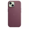 APPLE Funda FineWoven con MagSafe iPhone 15 Mulberry