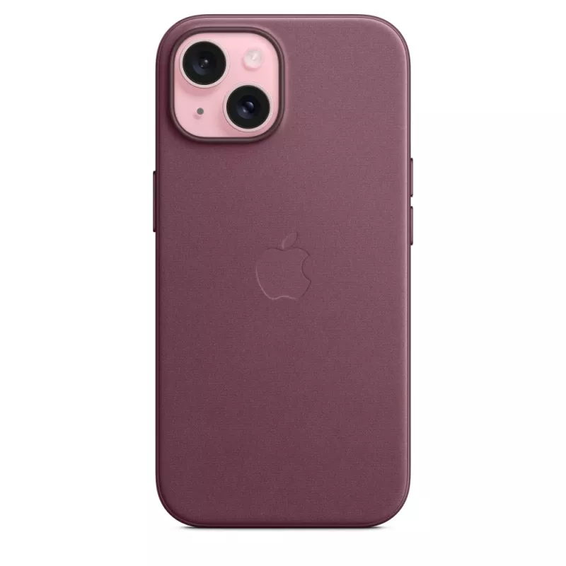 APPLE Funda FineWoven con MagSafe iPhone 15 Mulberry