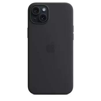Apple funda de silicona con MagSafe iPhone 15 Plus negro