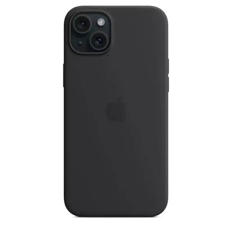 Apple funda de silicona con MagSafe iPhone 15 Plus negro