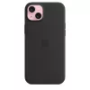 Apple funda de silicona con MagSafe iPhone 15 Plus negro