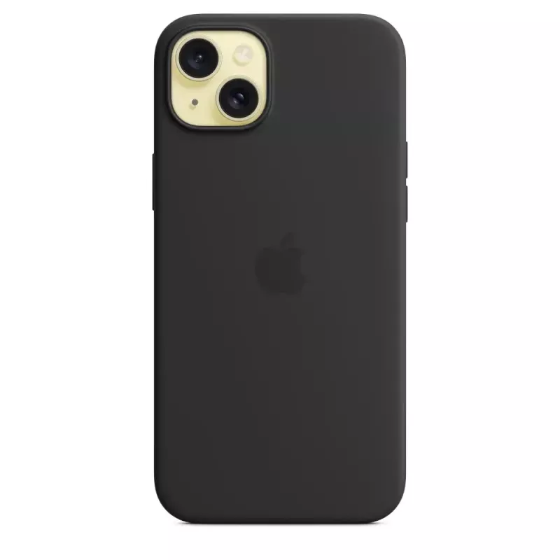 Apple funda de silicona con MagSafe iPhone 15 Plus negro