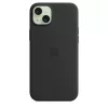 Apple funda de silicona con MagSafe iPhone 15 Plus negro